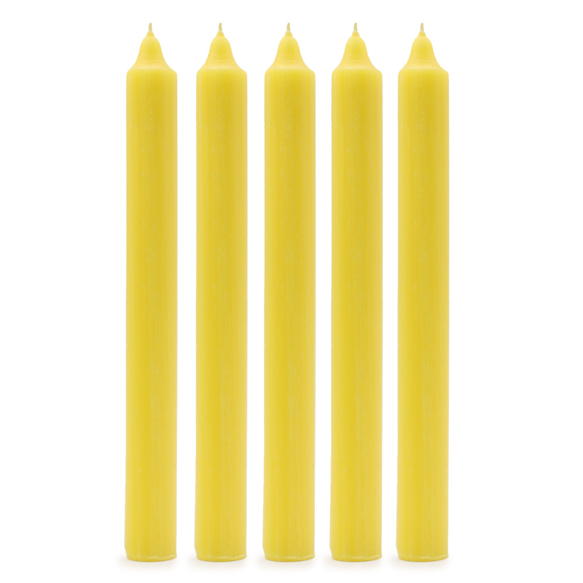 Velas a granel color sólido - Rústico - Paquete de 10 ( 15 colores )