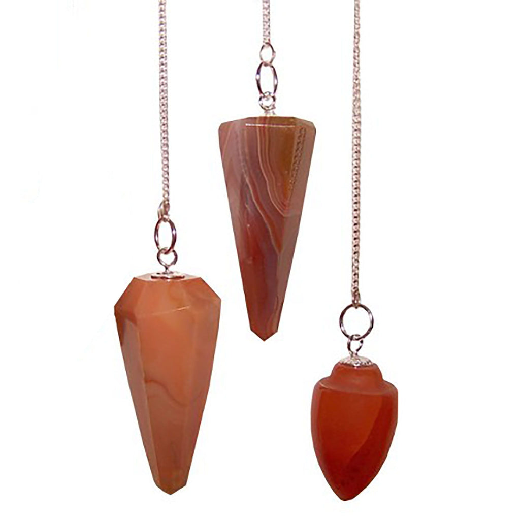 Péndulo de Piedras Preciosas con Cadena ( 16 modelos )