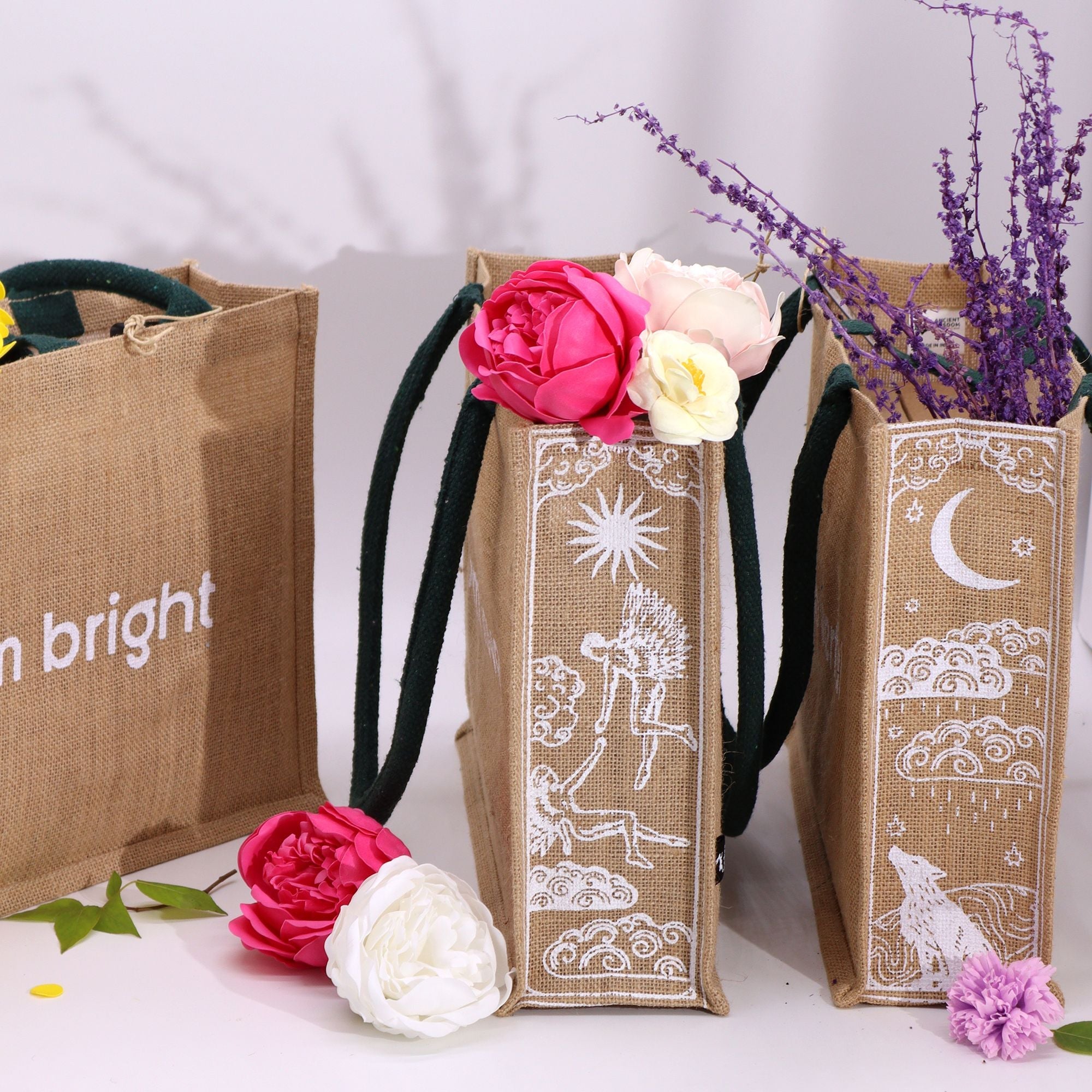 Bolsas de Yute y Algodón · Estilo Natural con Alma Ritual ( 13 modelos )