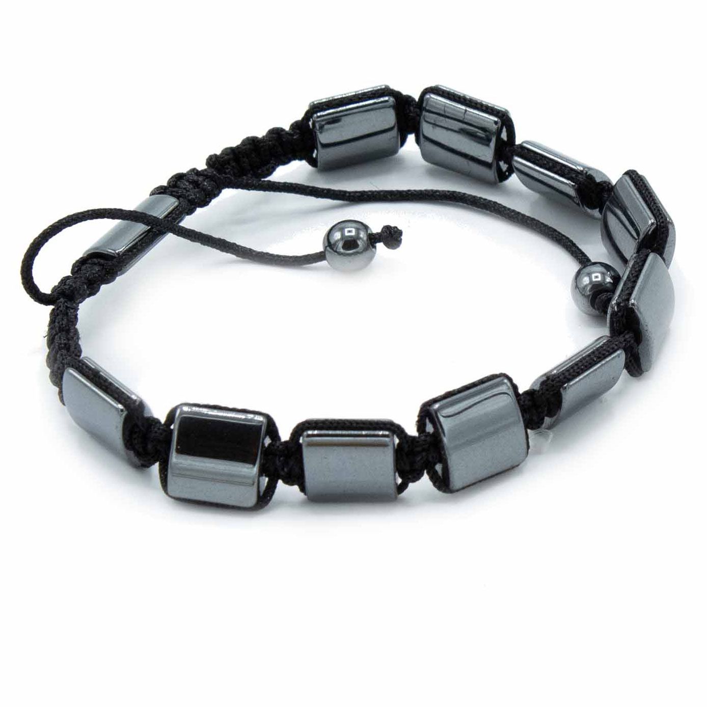 Pulsera Magnética de Hematita Estilo Shamballa – Ajustable ( 12 modelos )