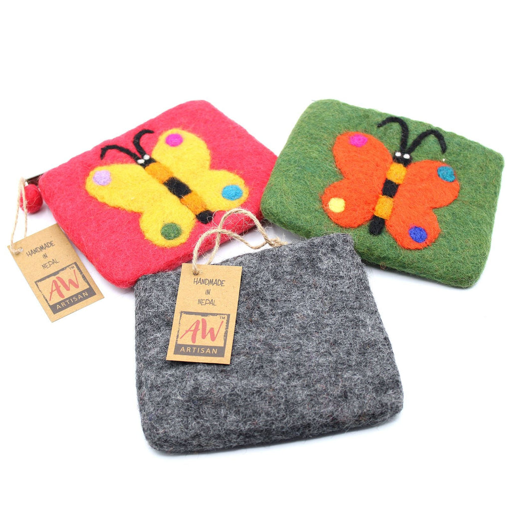 Bolsos y Estuches (15cm-12cm) de Fieltro Natural ( 20 modelos )