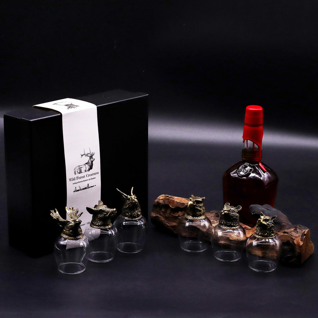 Set de Regalo Vasos de Chupito y Whisky · Criaturas Místicas ( 6 modelos )