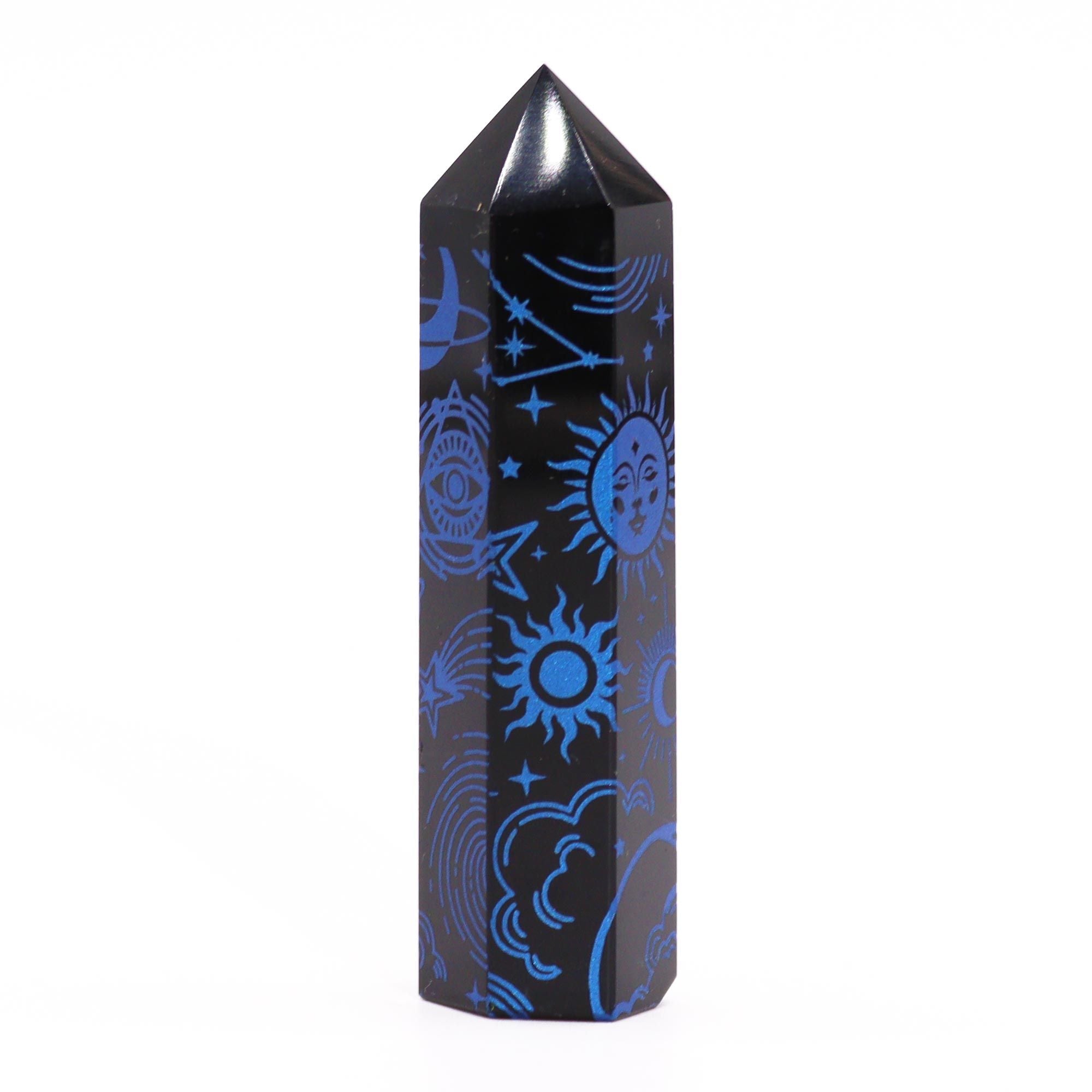 Punta de Obsidiana Negra Natural ( 5 modelos )