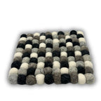 Mantel Individual de Bolas de Fieltro ( 4 modelos )