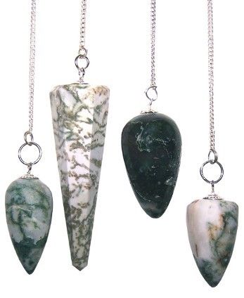 Péndulo de Piedras Preciosas con Cadena ( 16 modelos )