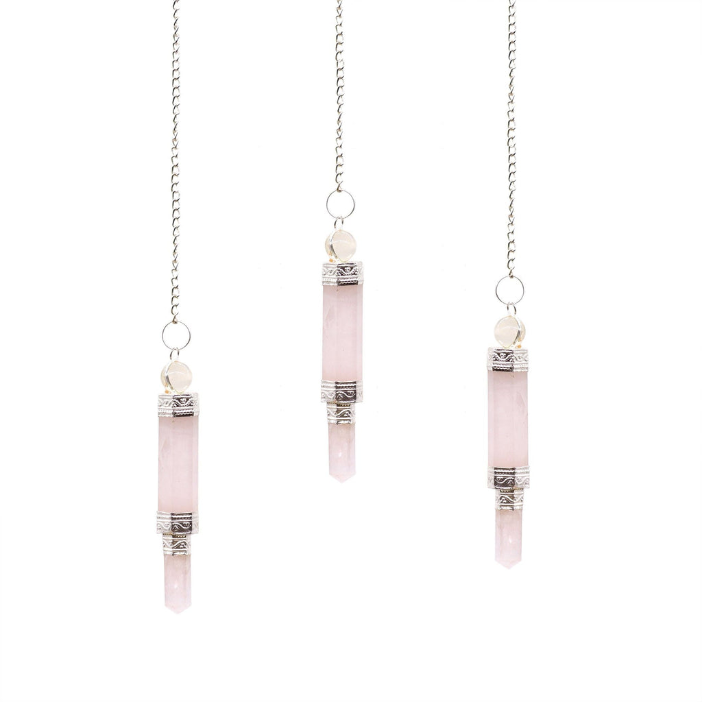 Péndulos Especiales de Cristal Natural ( 8 modelos diferentes )