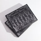 Juego de 7 Cucharas de Bruja de Cristal de Piedra Preciosa de Plata Oscura