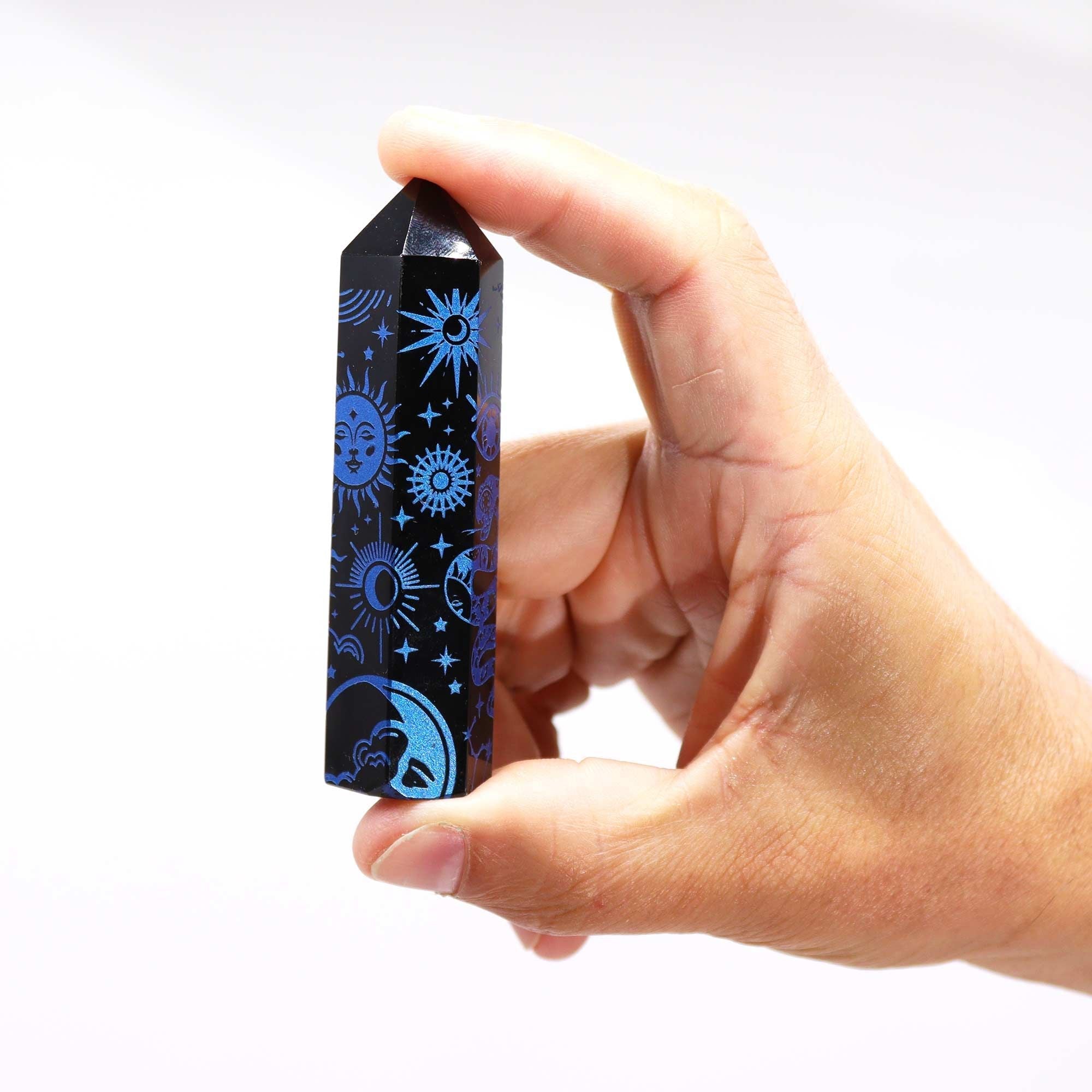 Punta de Obsidiana Negra Natural ( 5 modelos )