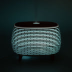 Aromaterapia Futurista con estrías - USB - Cambio de color - Control remoto