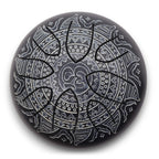 Tambor Om Mandala Grabado - 16cm