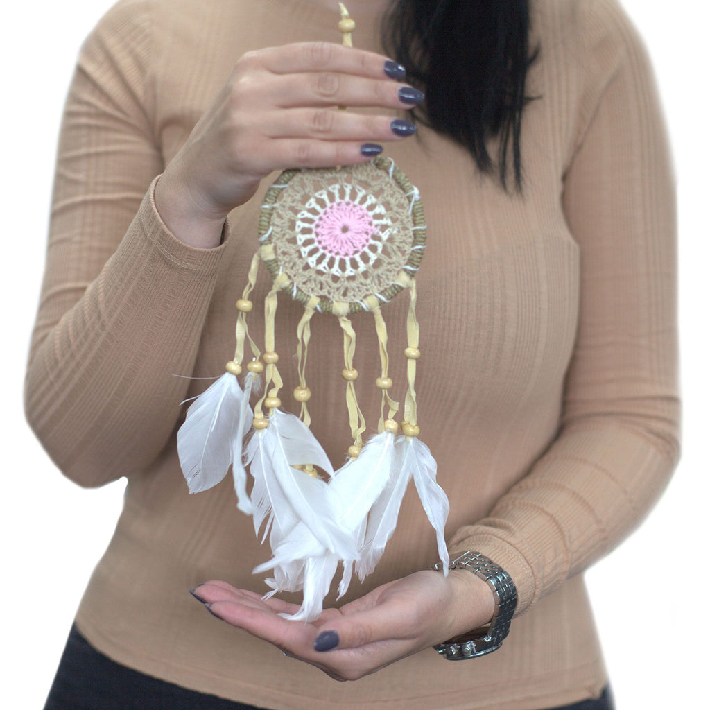 Atrapasueños-Macramé Azul 9cm (Colores Surtidos)