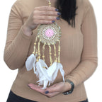 Atrapasueños-Macramé Azul 9cm (Colores Surtidos)
