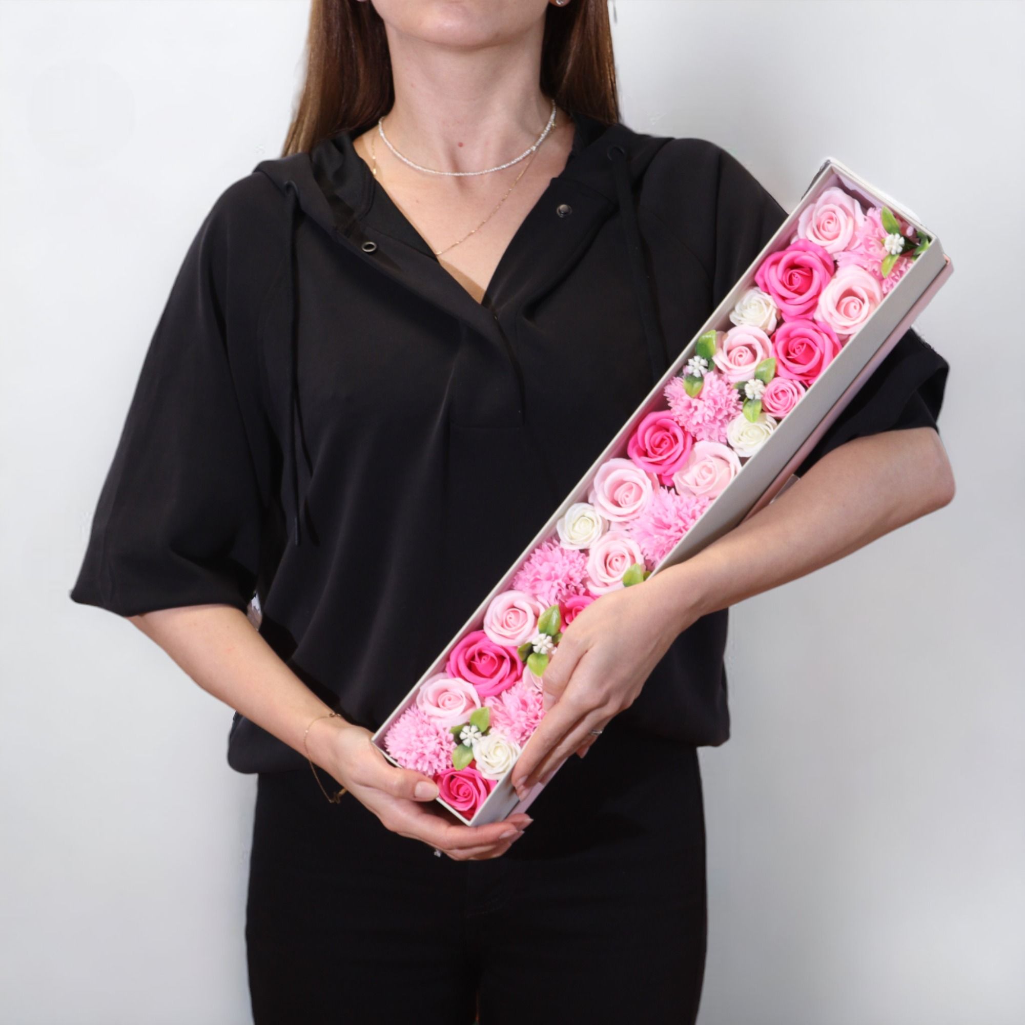 Flores de Jabón Celebraciones y Festejos -  Caja Extra Larga ( 7 modelos diferentes )