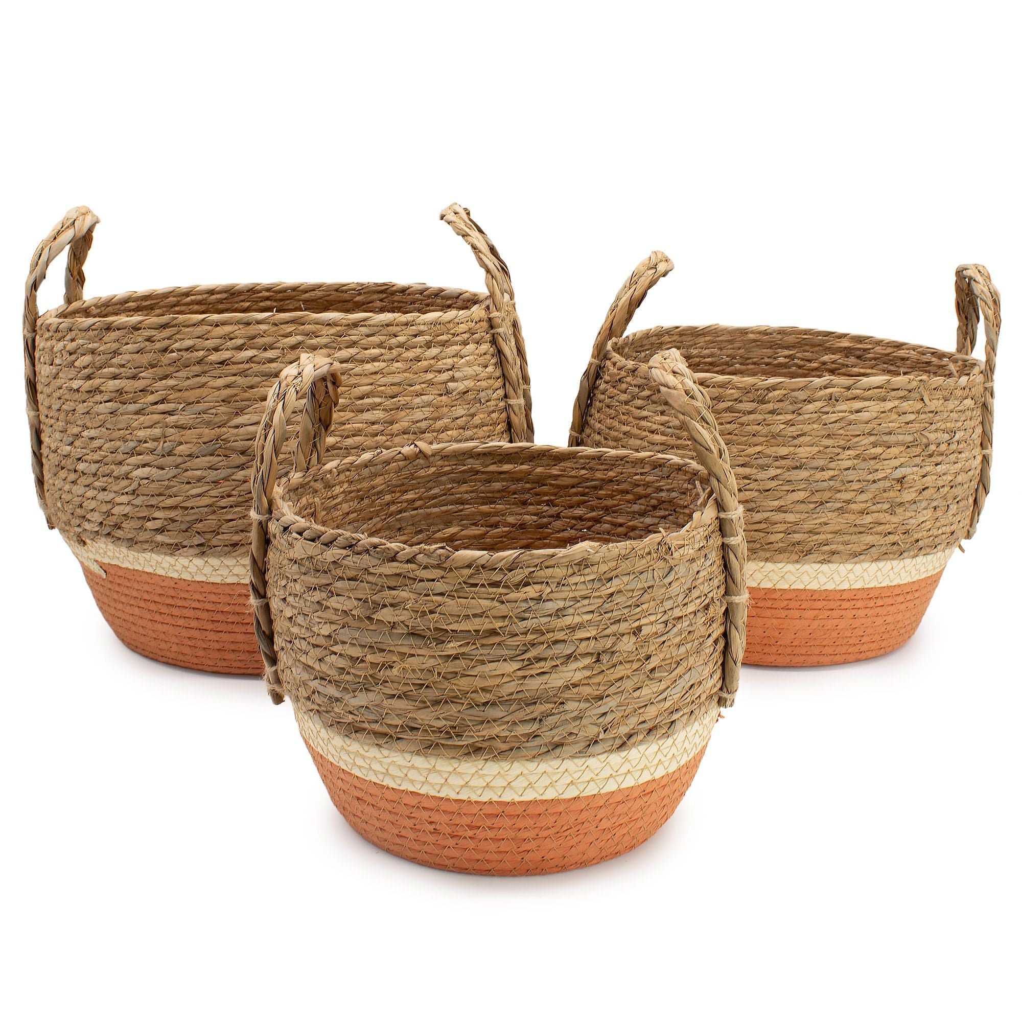Cestas de Hoja de Plátano y Hierba Marina