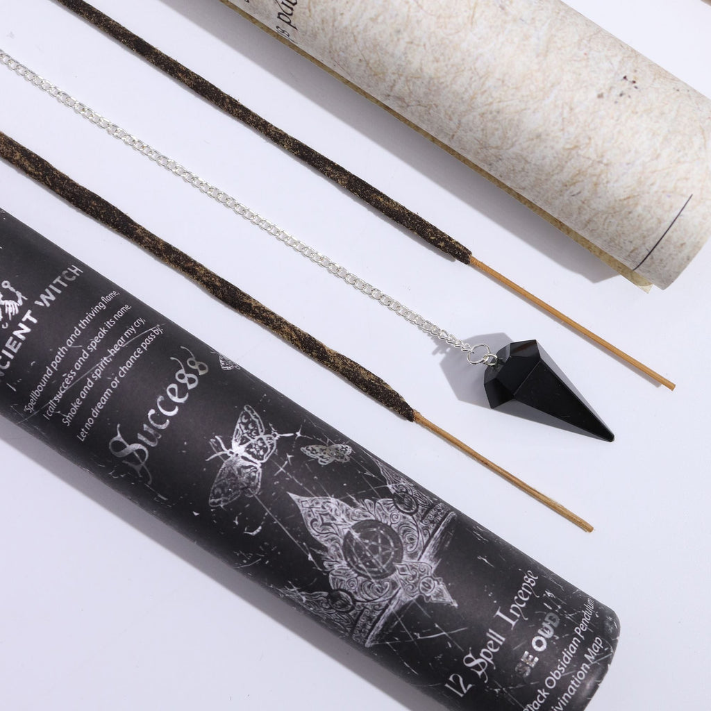 Incienso de Hechizo de Bruja Antigua + Péndulo ( 6 variantes )