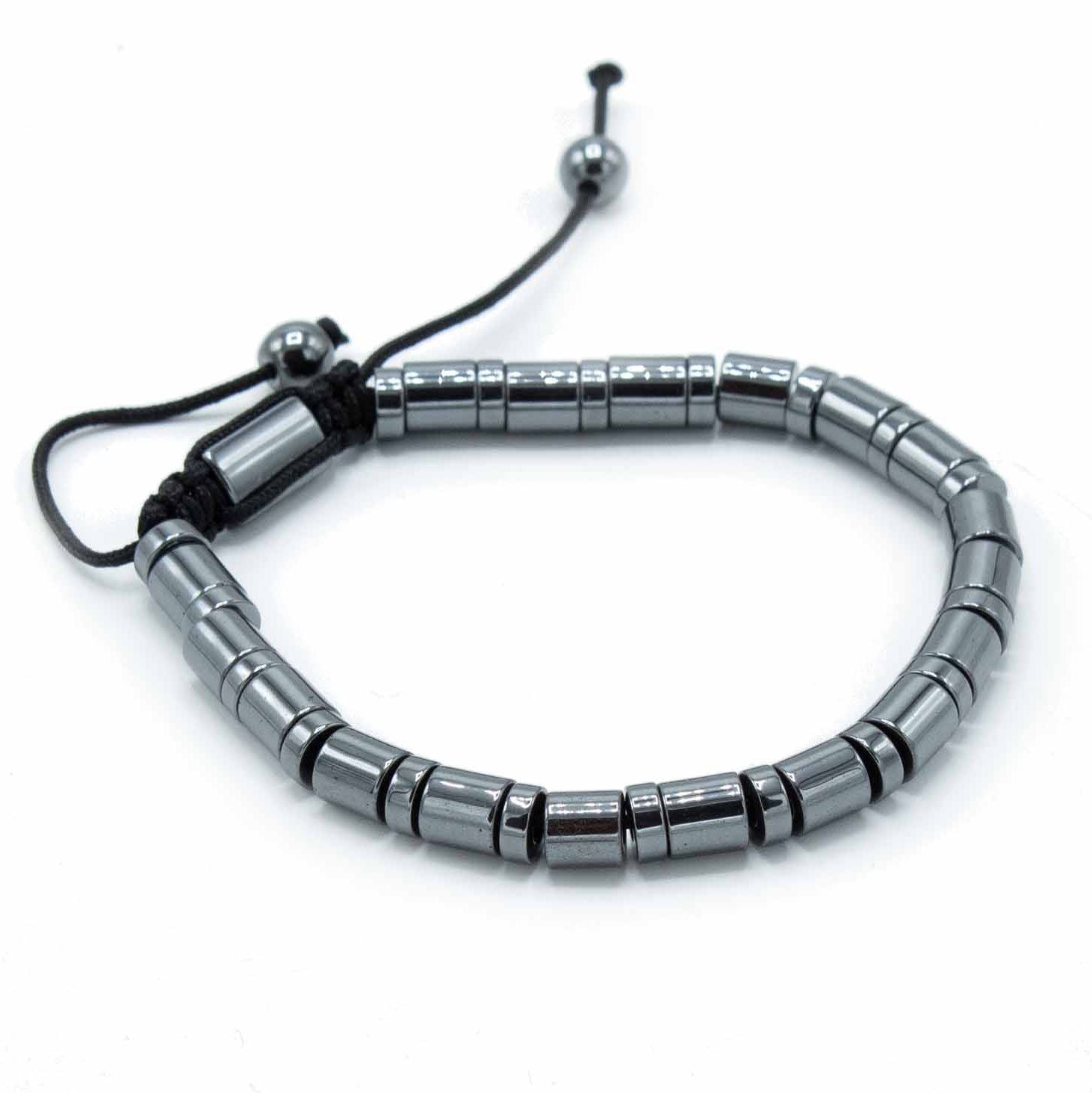 Pulsera Magnética de Hematita Estilo Shamballa – Ajustable ( 12 modelos )