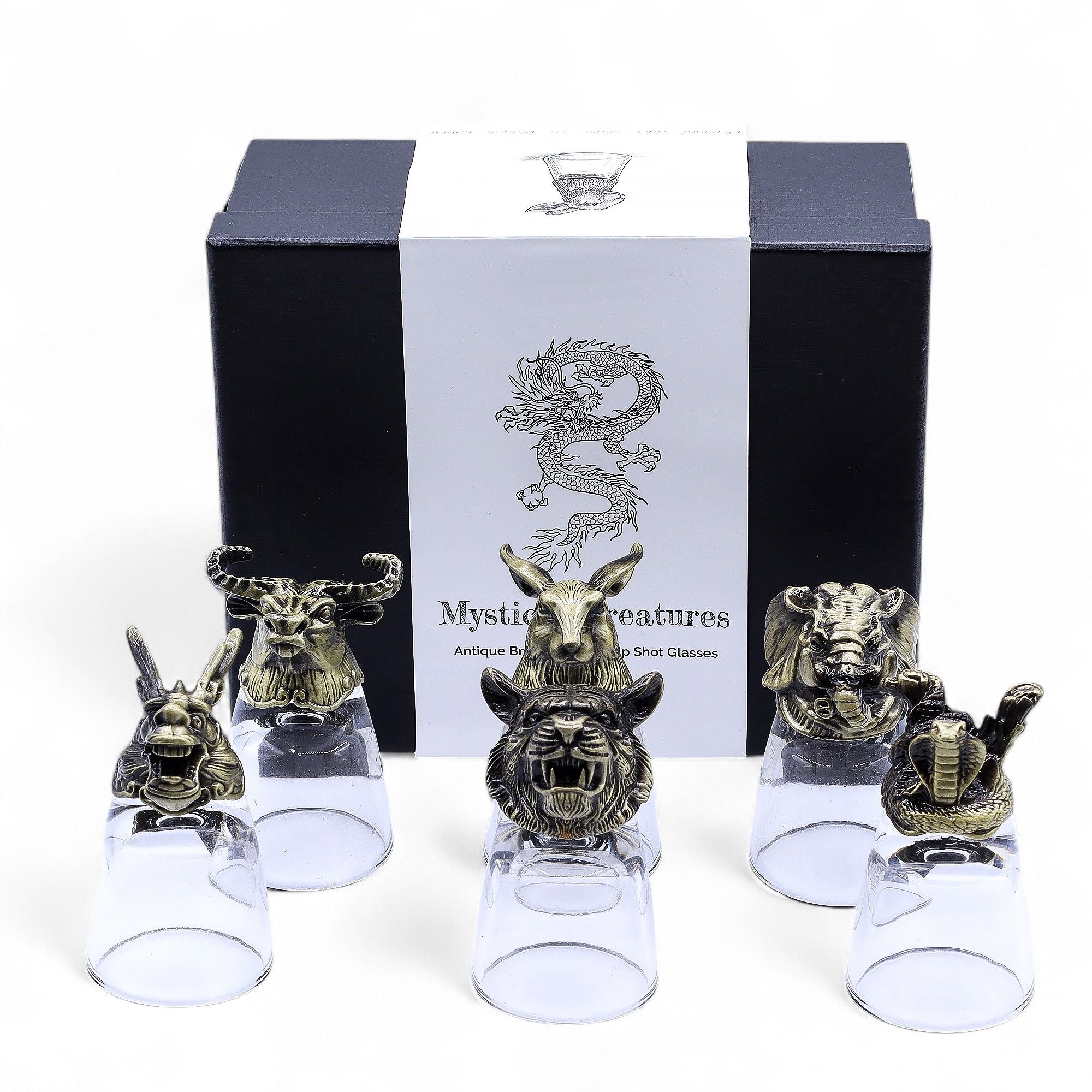 Set de Regalo Vasos de Chupito y Whisky · Criaturas Místicas ( 6 modelos )
