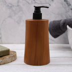 Dispensador de jabón de madera de teca natural - Taper