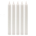Velas a Granel de Color Sólido - Blanco Rústico - Paquete de 10