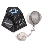 Infusor de Té con Piedra Preciosa Natural y Cadena ( 12 modelos diferentes )