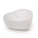 Cuenco de corazón de selenita - 10cm