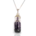 Collar de Piedras Preciosas Embotelladas - Amatista