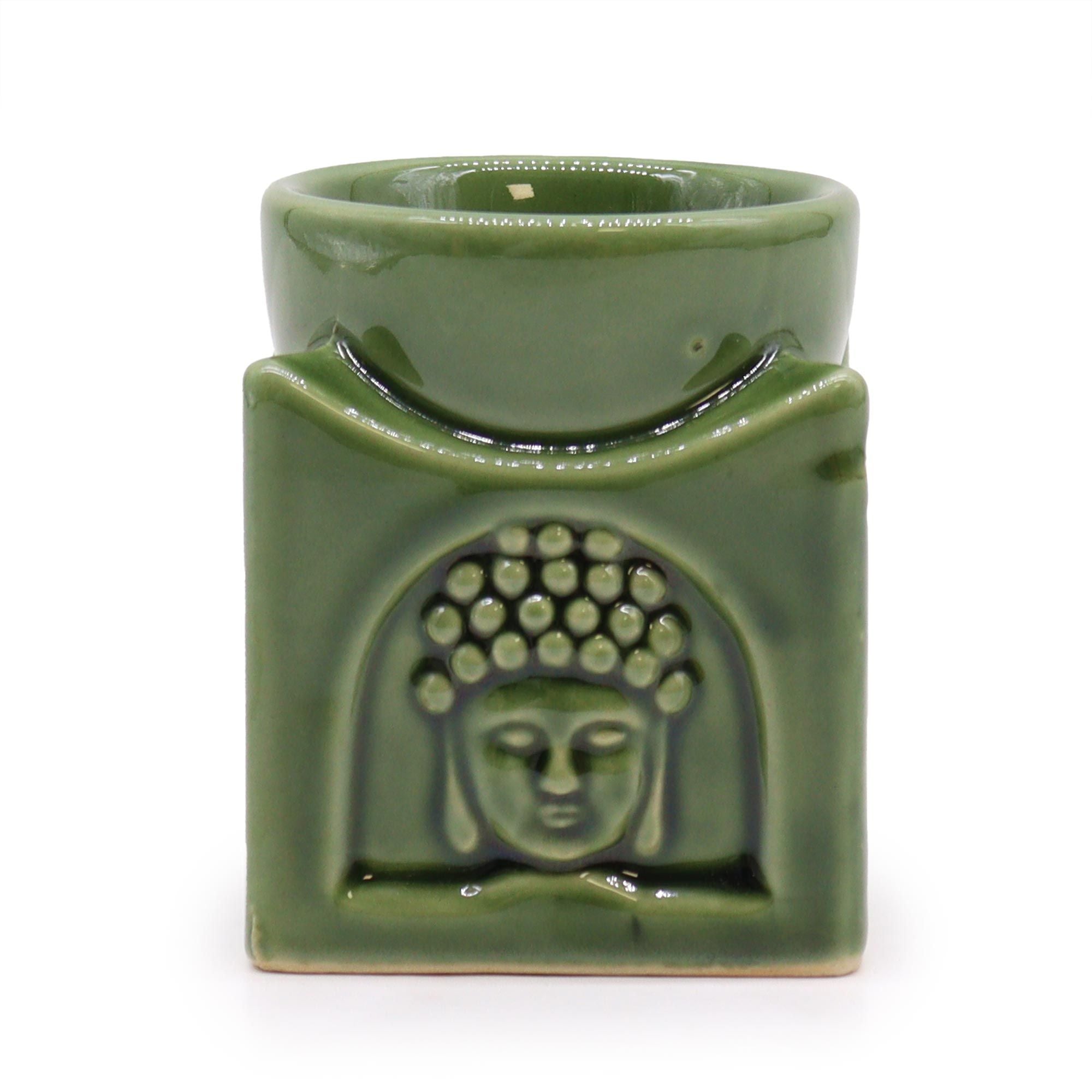 Quemador de Buda Cuadrado - Jade oscuro