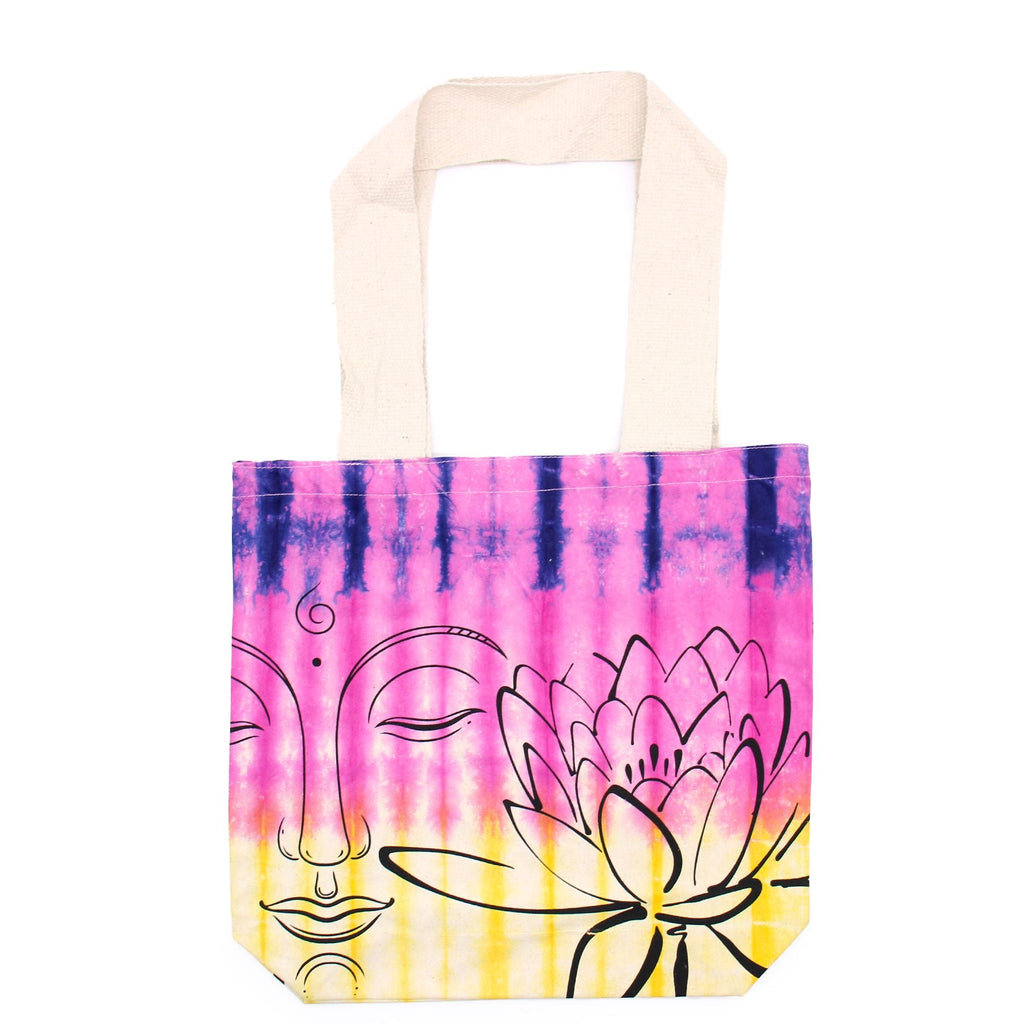 Bolsa de Algodon Natural con Diseño "Tie Dye"