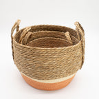 Cestas de Hoja de Plátano y Hierba Marina