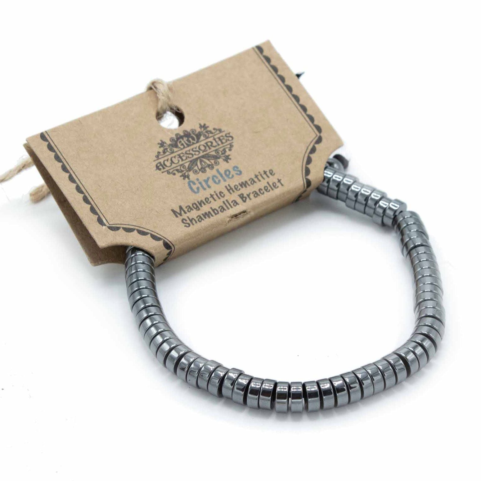 Pulsera Magnética de Hematita Estilo Shamballa – Ajustable ( 12 modelos )