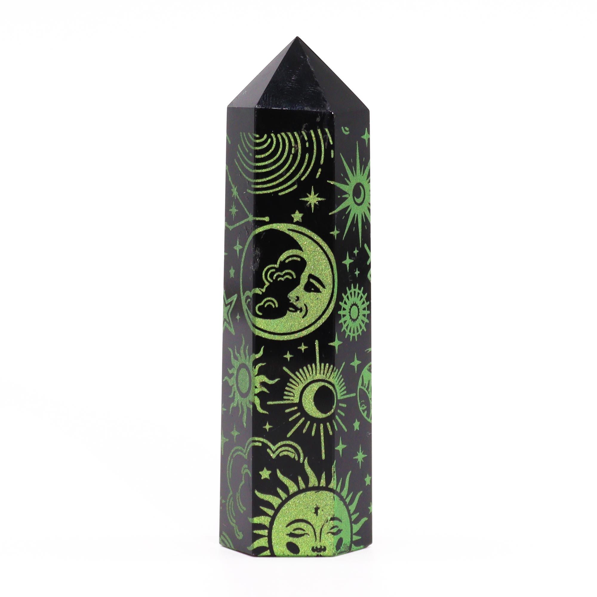 Punta de Obsidiana Negra Natural ( 5 modelos )