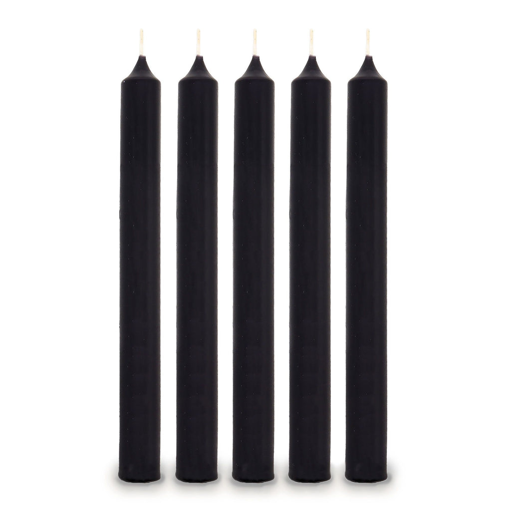 Negro Velas de la cena a Granel (100)