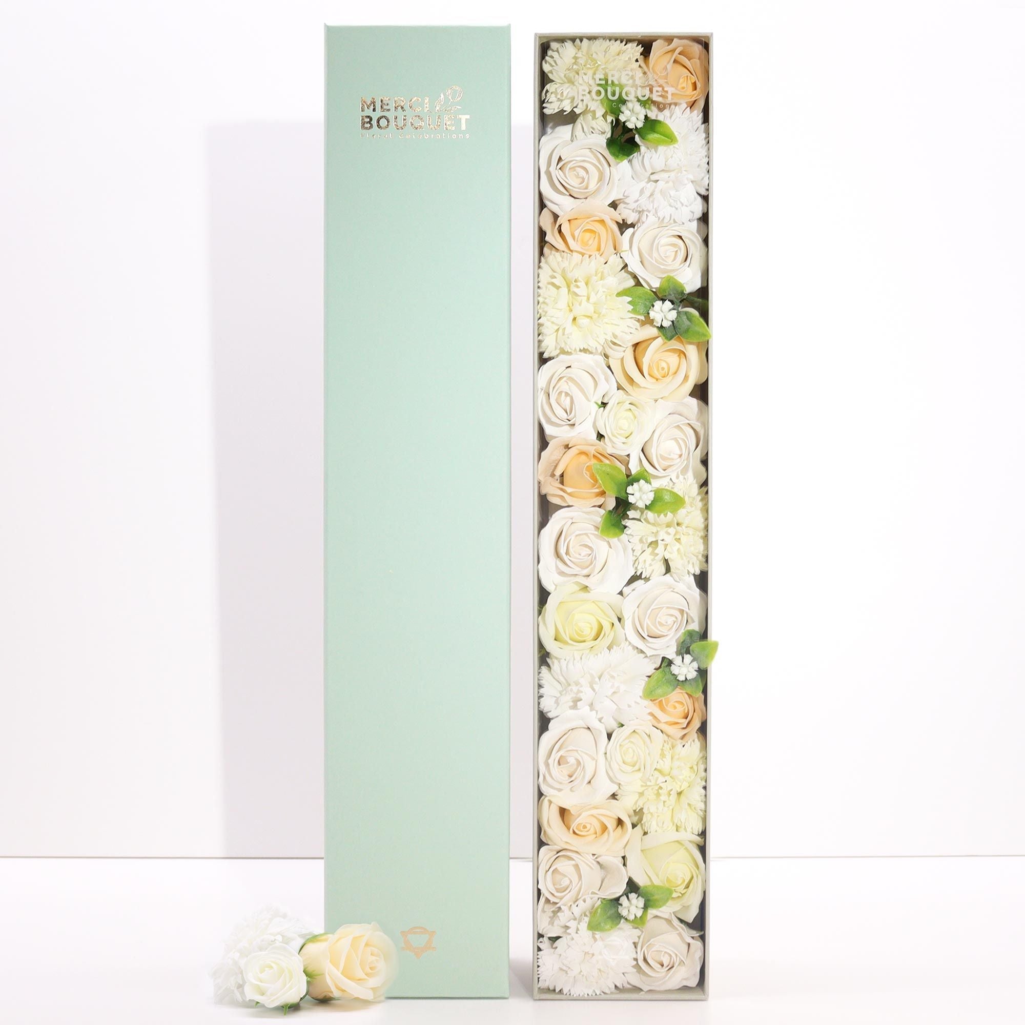 Flores de Jabón Celebraciones y Festejos -  Caja Extra Larga ( 7 modelos diferentes )