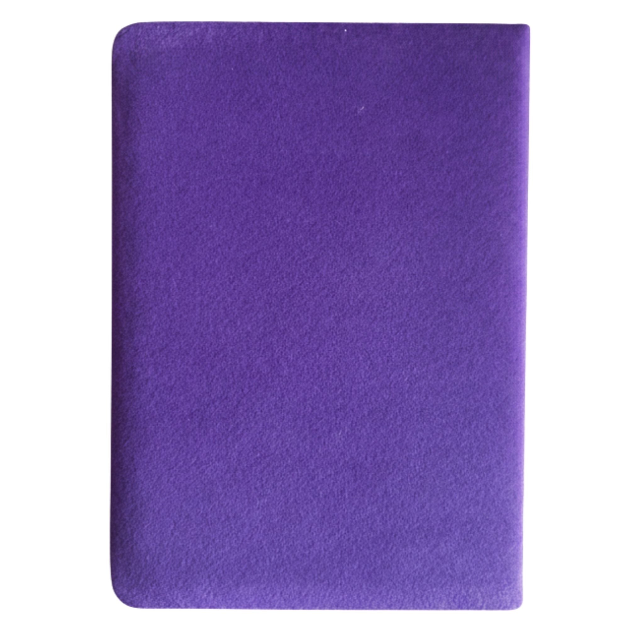 Cuaderno de terciopelo morado - 80 páginas - Crea magia