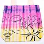 Bolsa de Algodon Natural con Diseño "Tie Dye"
