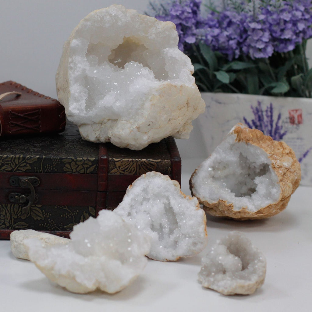 Geodes de Piedra de Calcita ( 9 variantes )