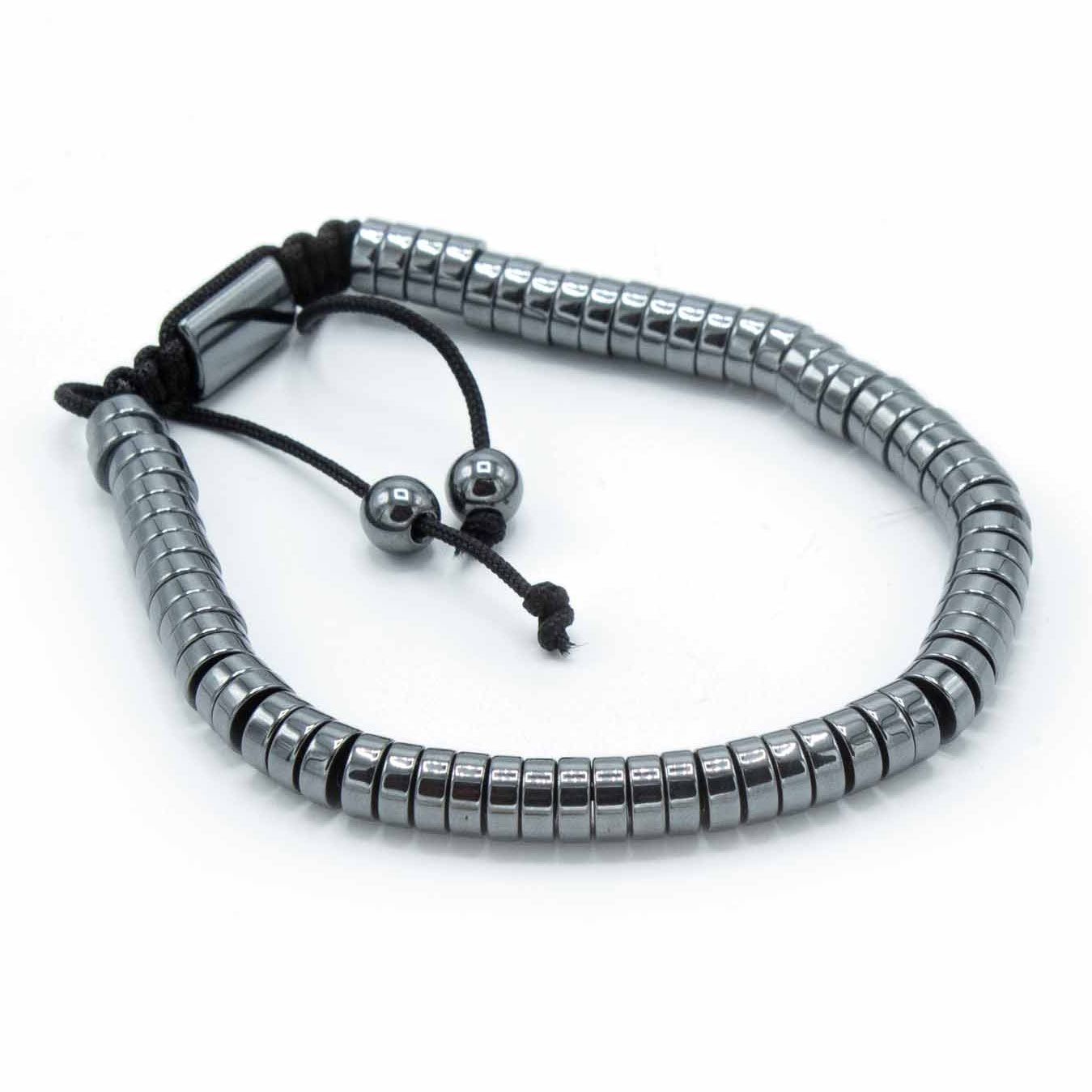Pulsera Magnética de Hematita Estilo Shamballa – Ajustable ( 12 modelos )