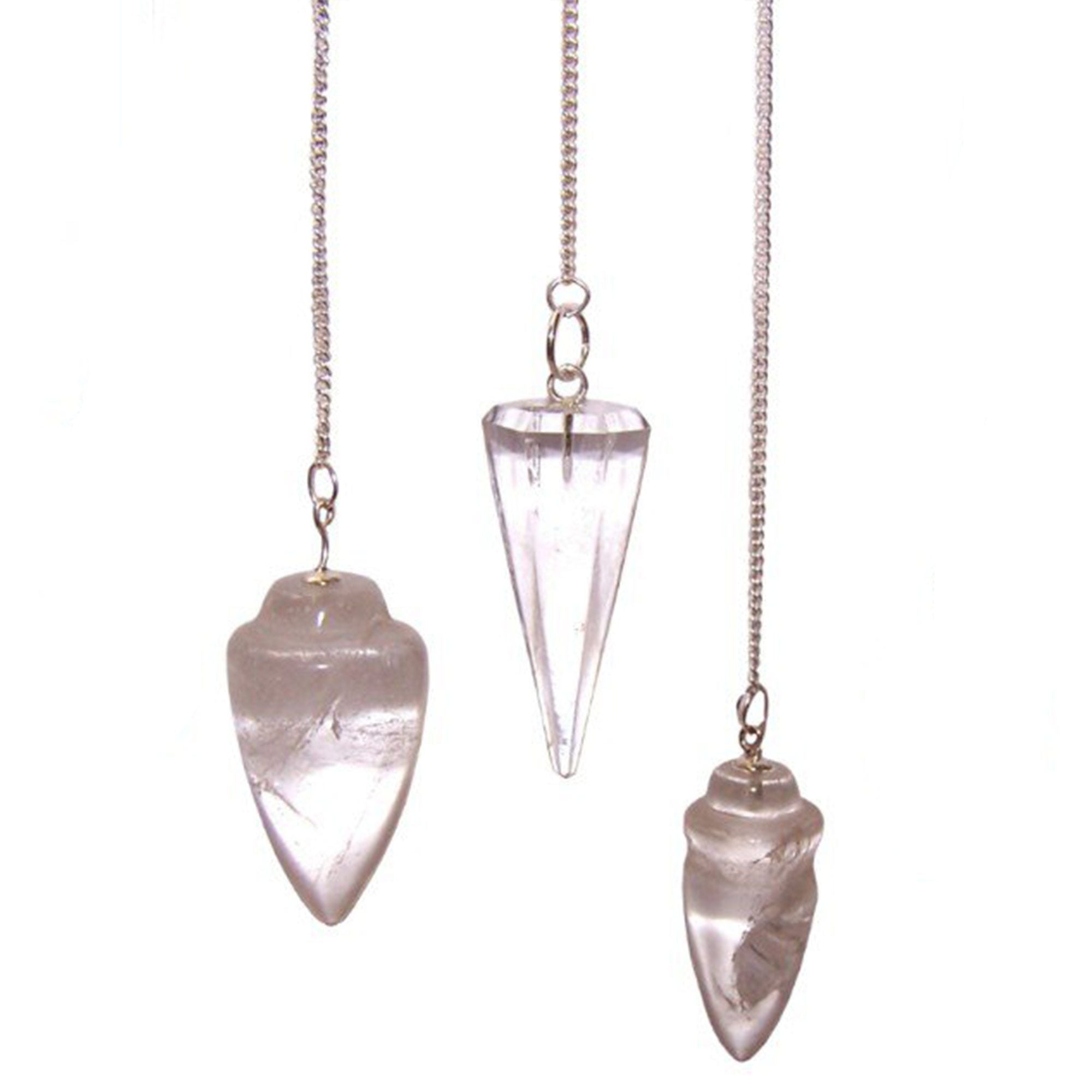 Péndulo de Piedras Preciosas con Cadena ( 16 modelos )