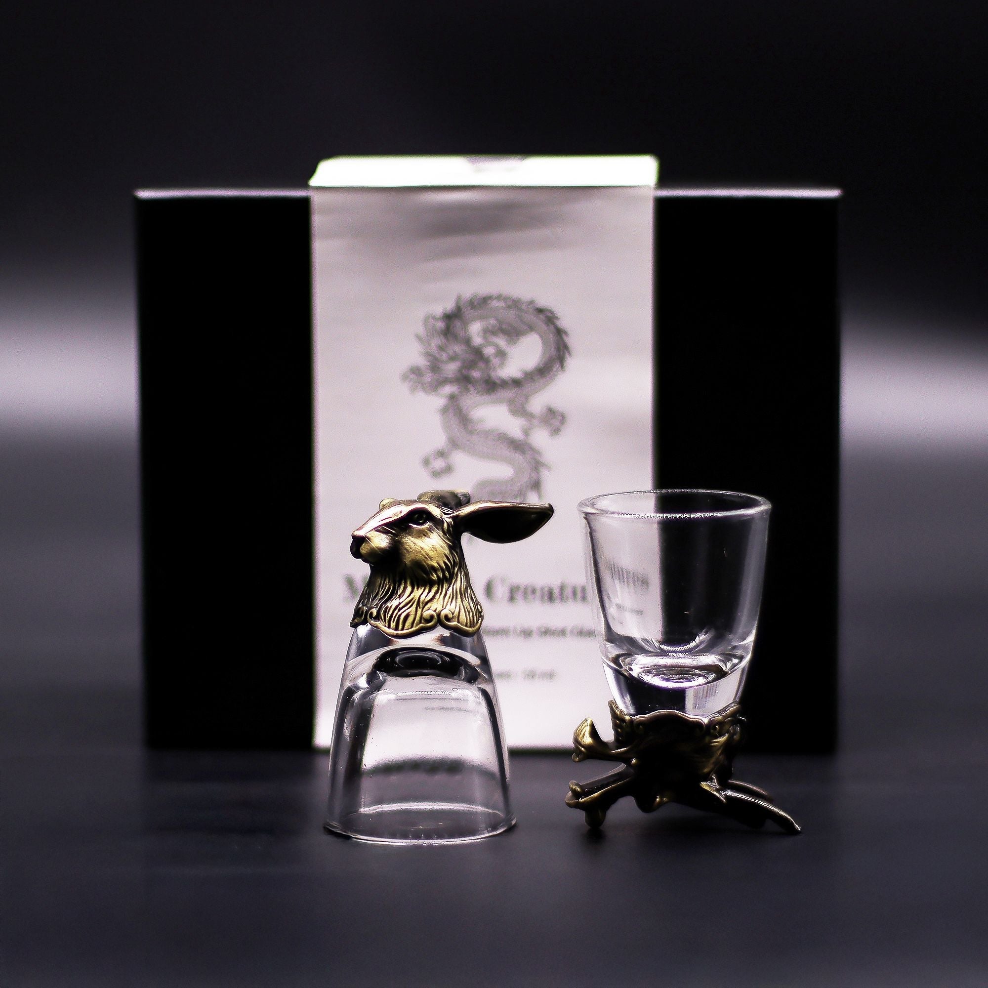 Set de Regalo Vasos de Chupito y Whisky · Criaturas Místicas ( 6 modelos )