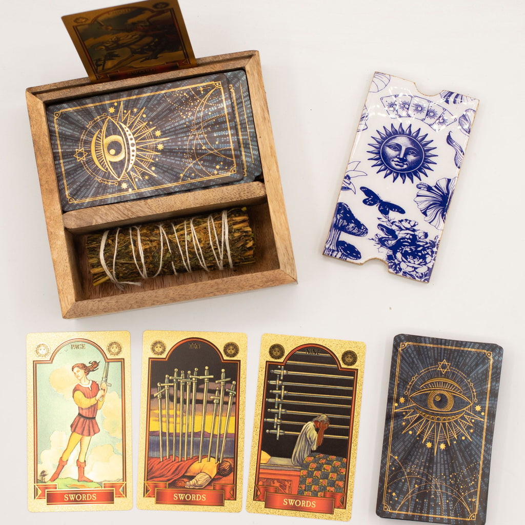 Caja de Tarot de Madera con Compartimentos ( 12 fabulosos modelos diferentes )