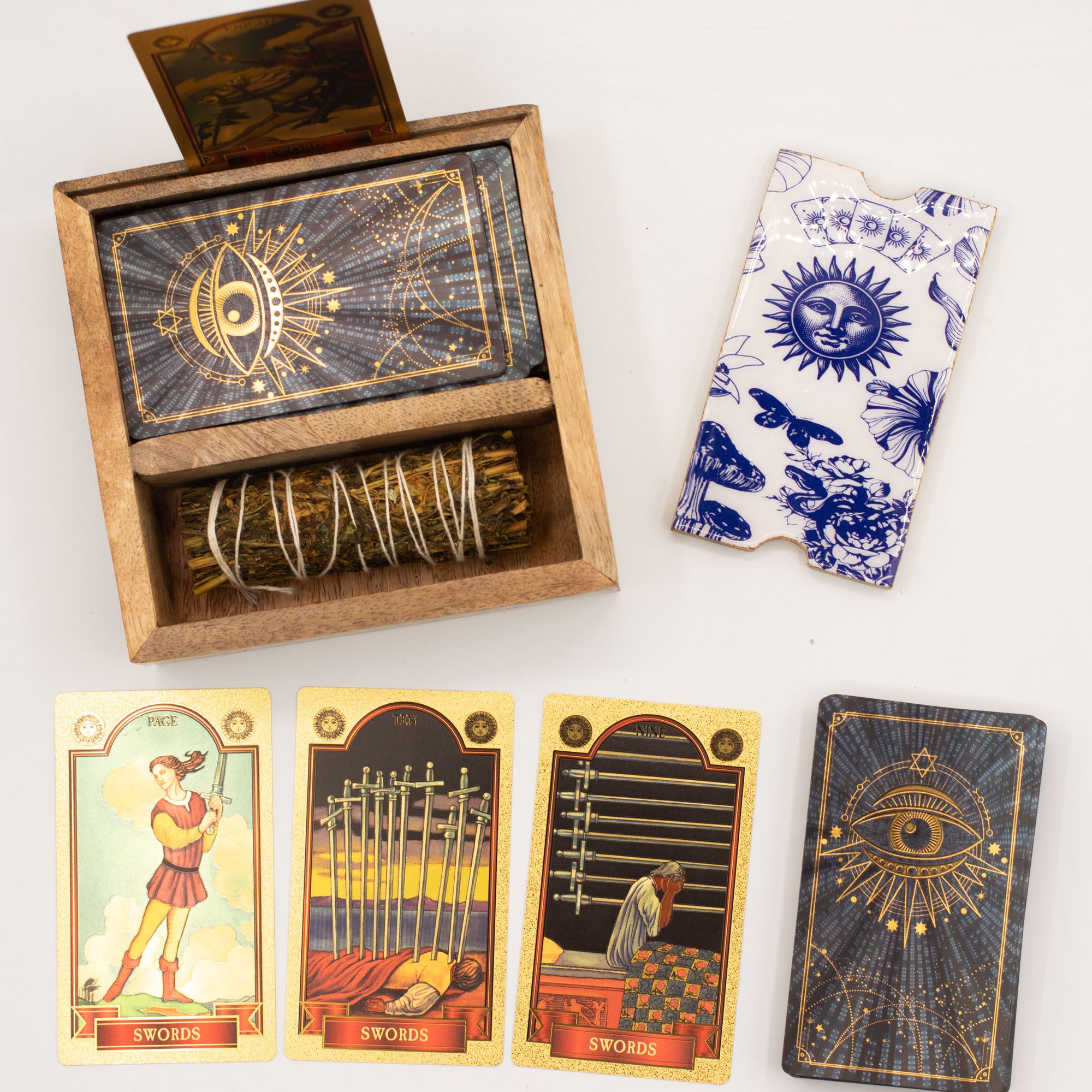 Caja de Tarot de Madera con Compartimentos ( 12 fabulosos modelos diferentes )