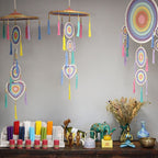 Atrapasueños Extra Grande Drama - Pastel Rainbow