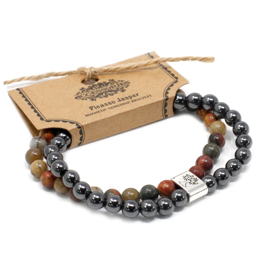 Pulsera de Piedras Preciosas y Magnéticas ( 7 modelos )