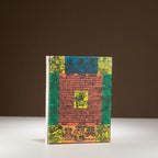 Cuaderno de banderas de oración de lokta tradicional – Mediano (15x12 cm) – 45 hojas – Natural