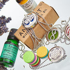 10x Collares difusores de aromaterapia - Relleno reutilizable 30mm