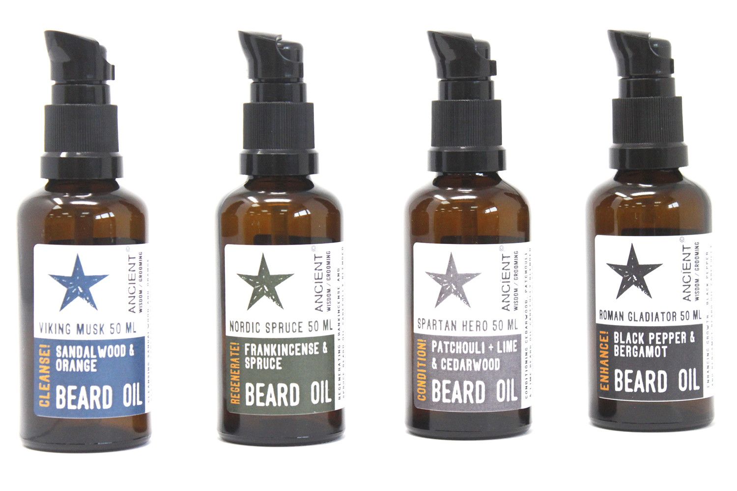 Aceite para Barba 50 ml – Hidratación y Control Natural ( 4 variantes )