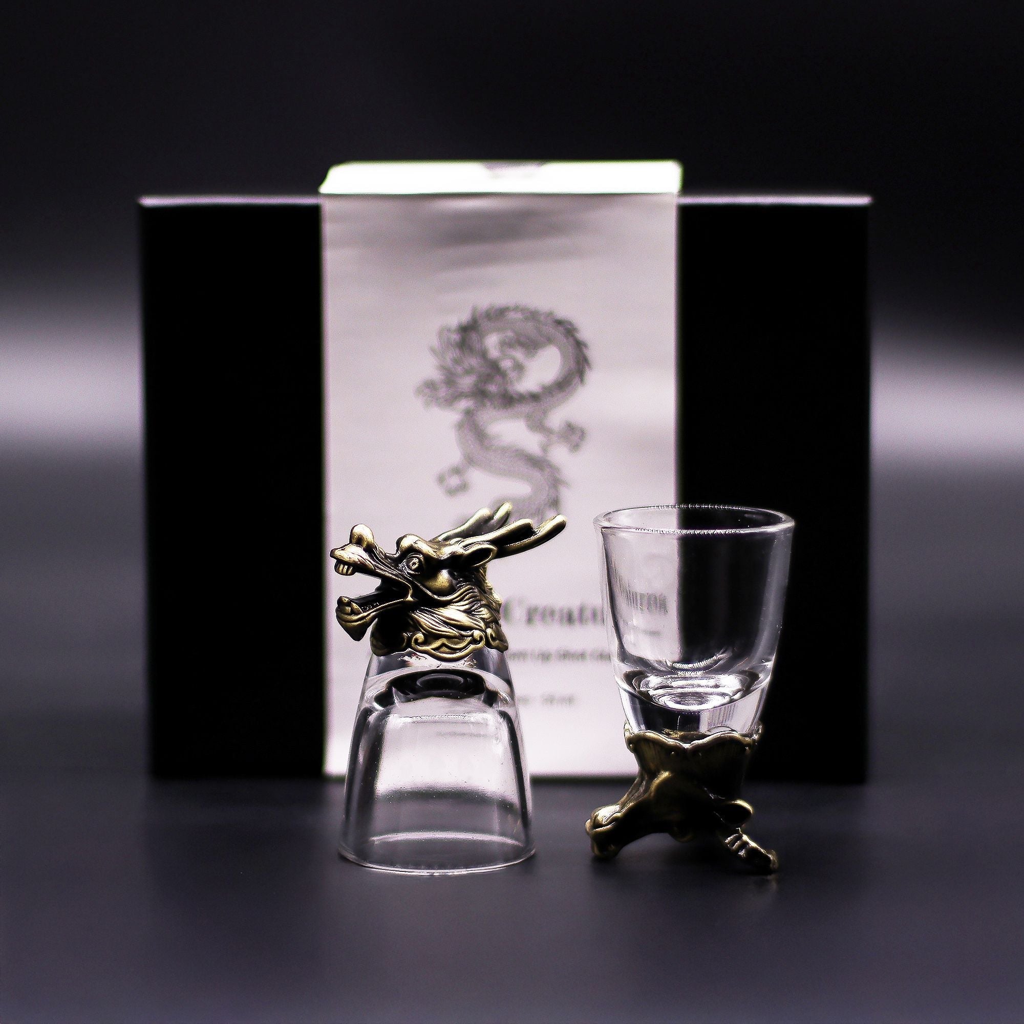 Set de Regalo Vasos de Chupito y Whisky · Criaturas Místicas ( 6 modelos )