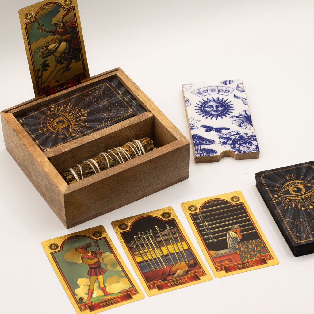 Caja de Tarot de Madera con Compartimentos ( 12 fabulosos modelos diferentes )
