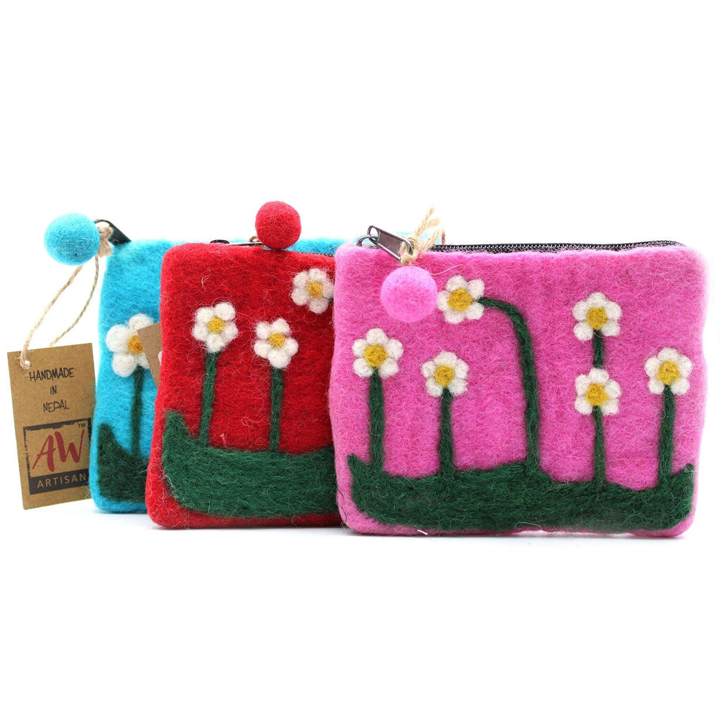 Bolsos y Estuches (15cm-12cm) de Fieltro Natural ( 20 modelos )