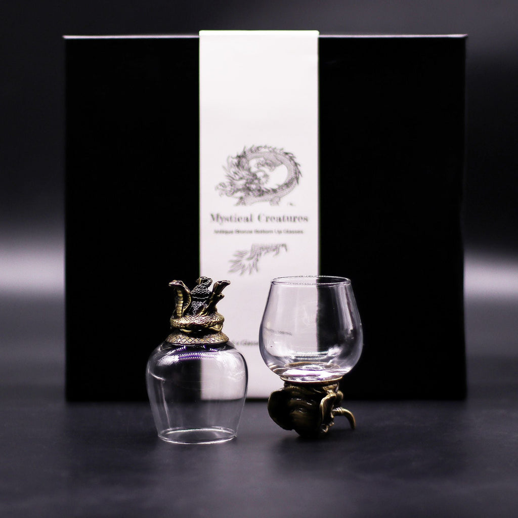Set de Regalo Vasos de Chupito y Whisky · Criaturas Místicas ( 6 modelos )